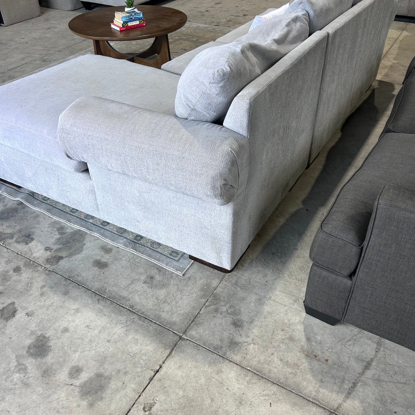 Gray Chaise Sectional