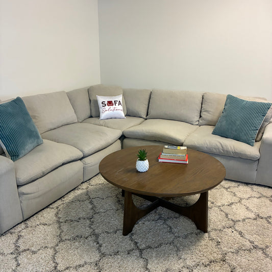 Cream Modular Sectional Ashley Savesto