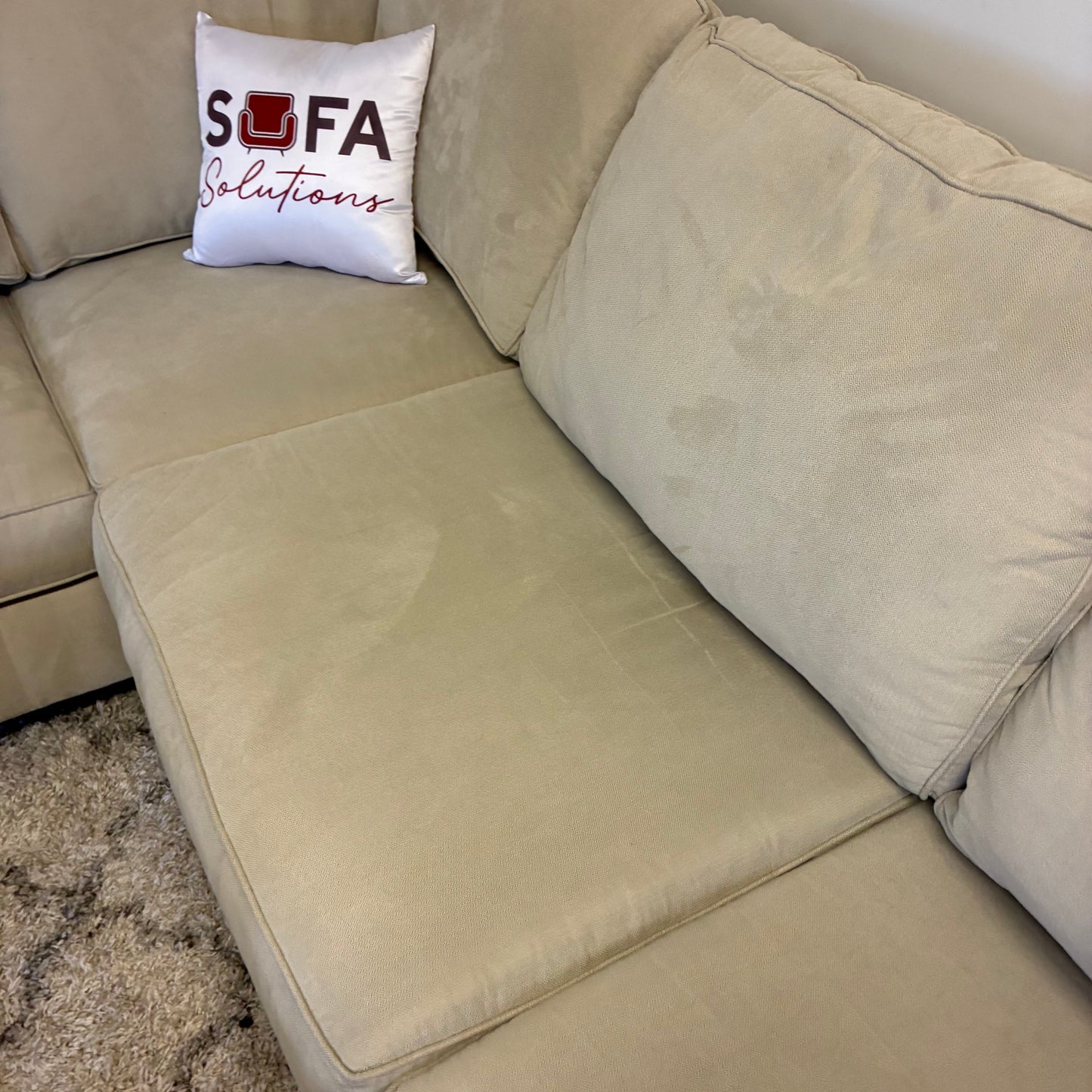 Cream Corner Sectional