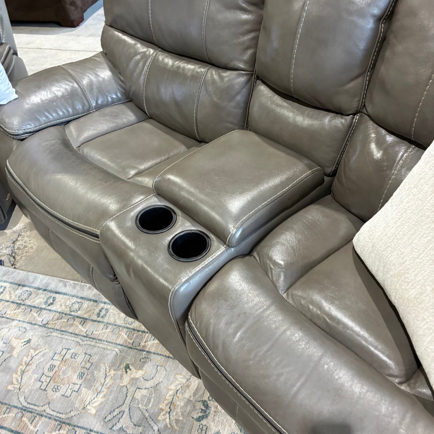 Reclining Leather Sofa Set