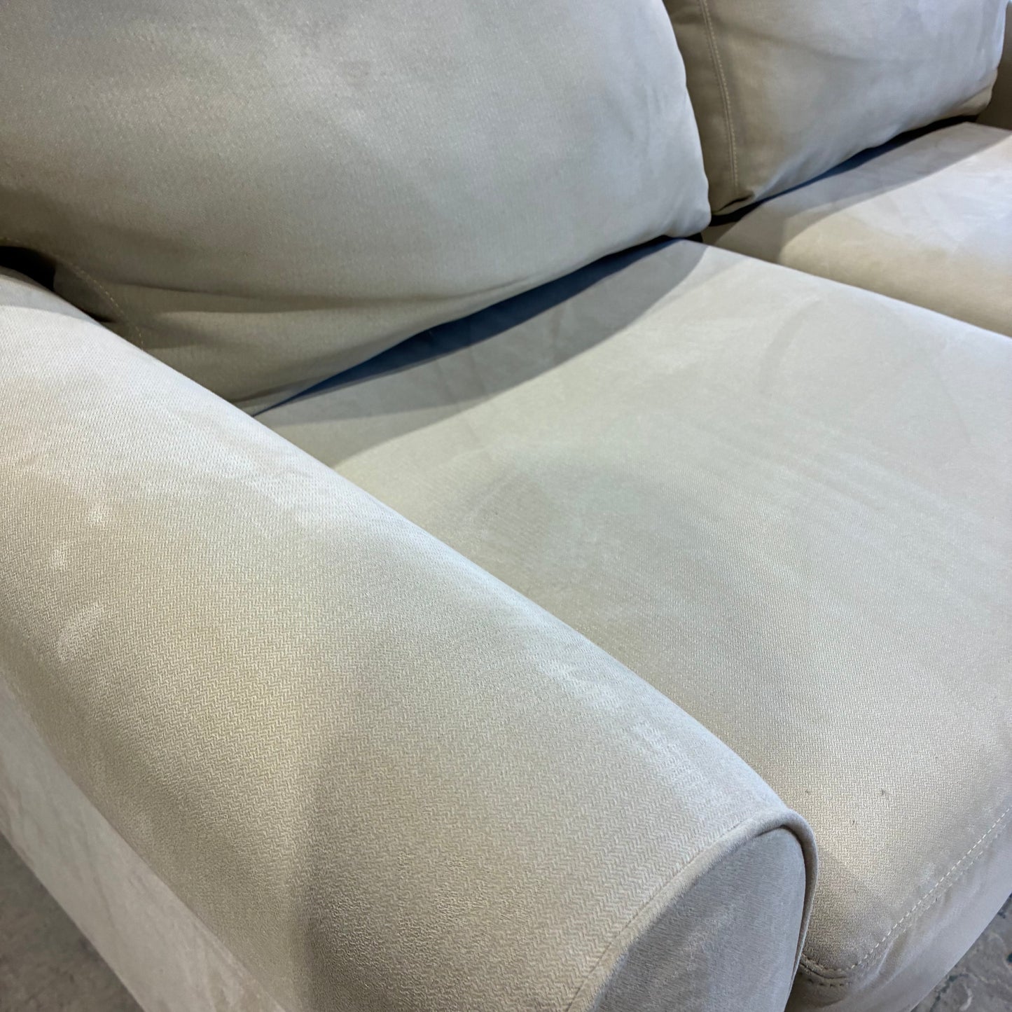Beige Pullout Sofa