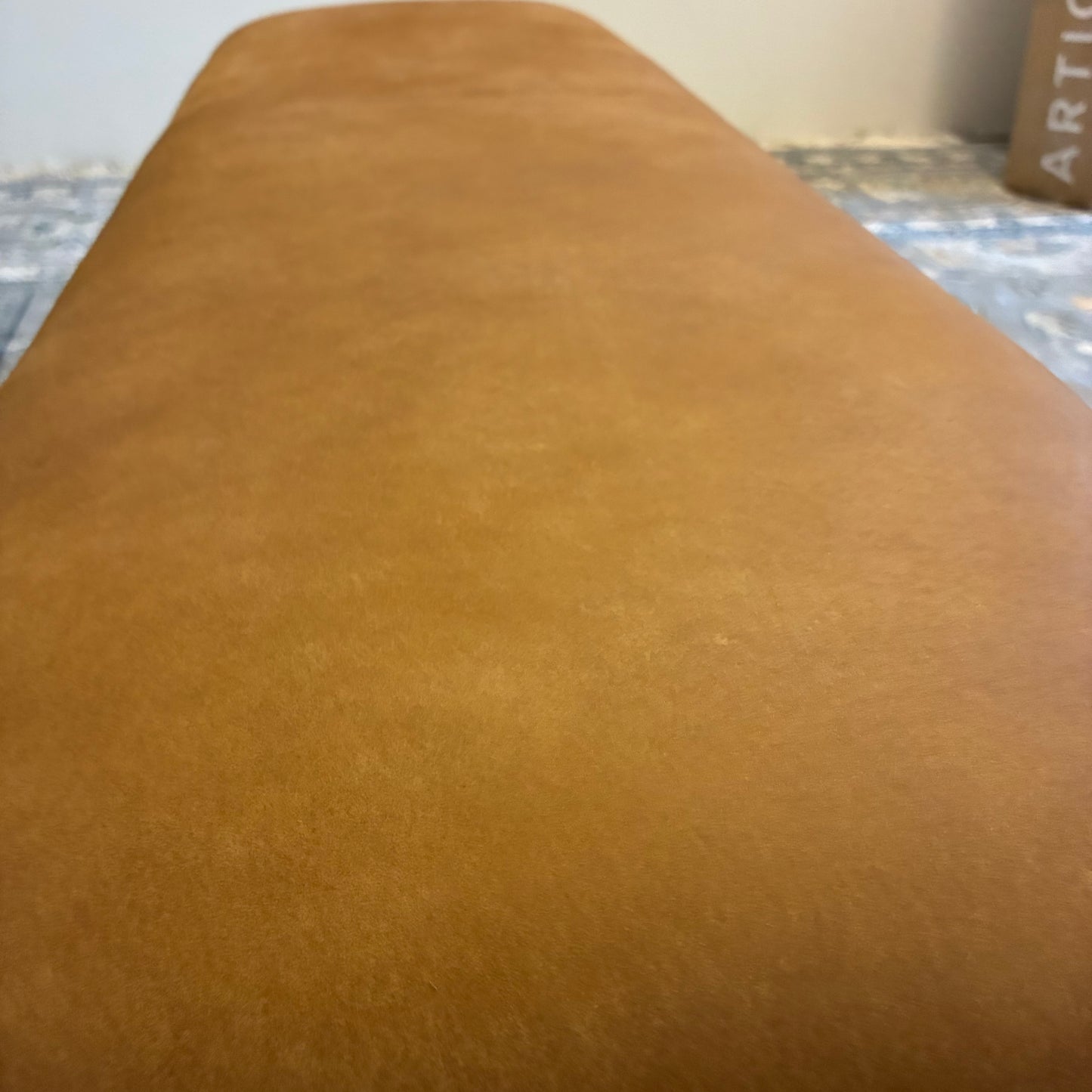 Article Maribo 48” Storage Ottoman Rawhide Tan