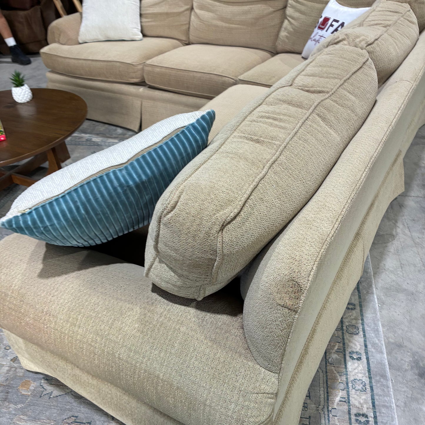 Beige Thomasville Corner Sectional