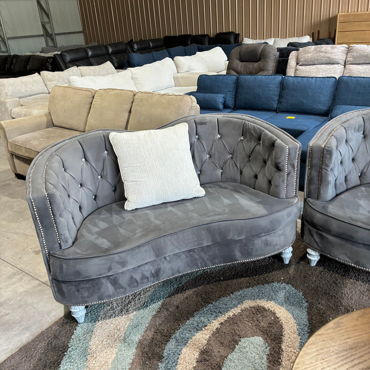 Gray Sofa Set