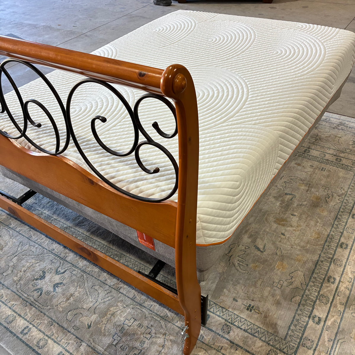 Temper Pedic Mattress & Adjustable Massage Frame