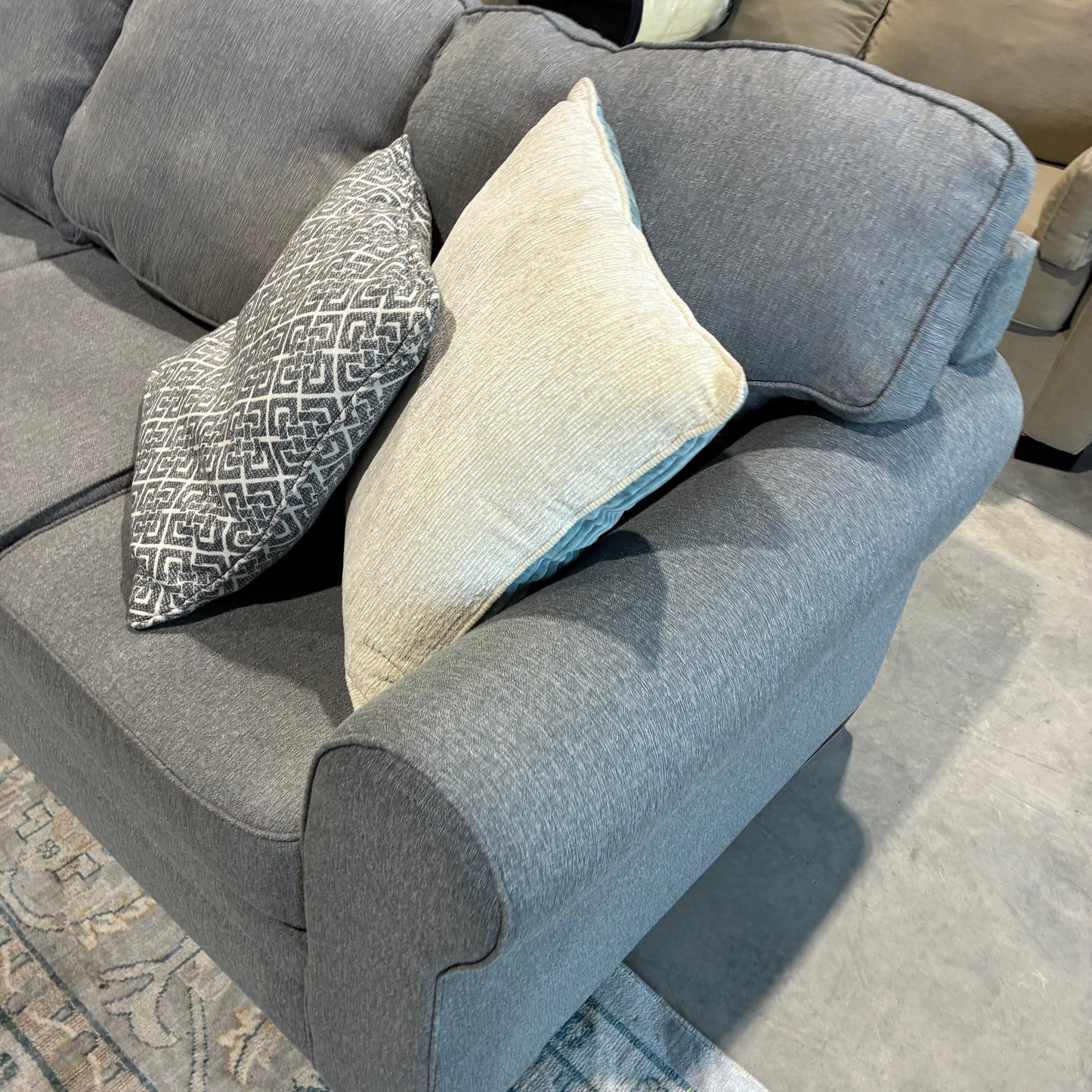 Steel Gray Corner Sectional