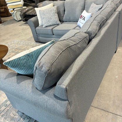 Steel Gray Corner Sectional