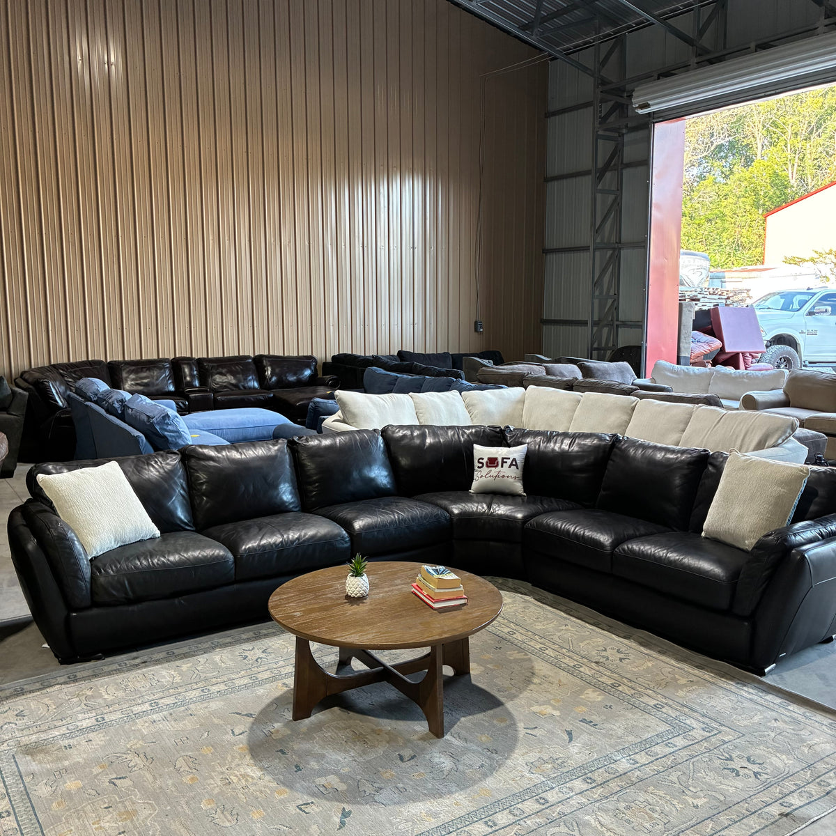 Natuzzi Italian Leather Sectional