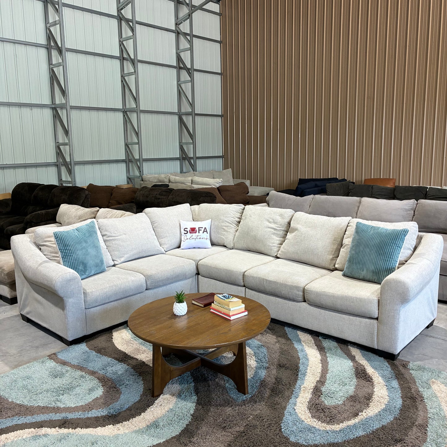 Cream Corner Sectional