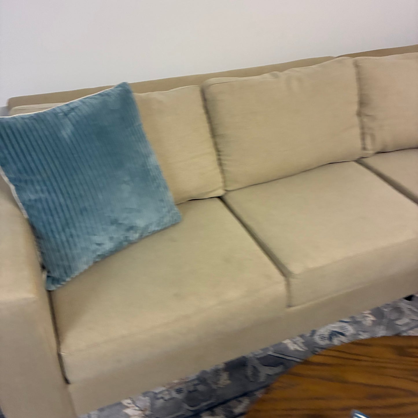 Beige Corner Sectional