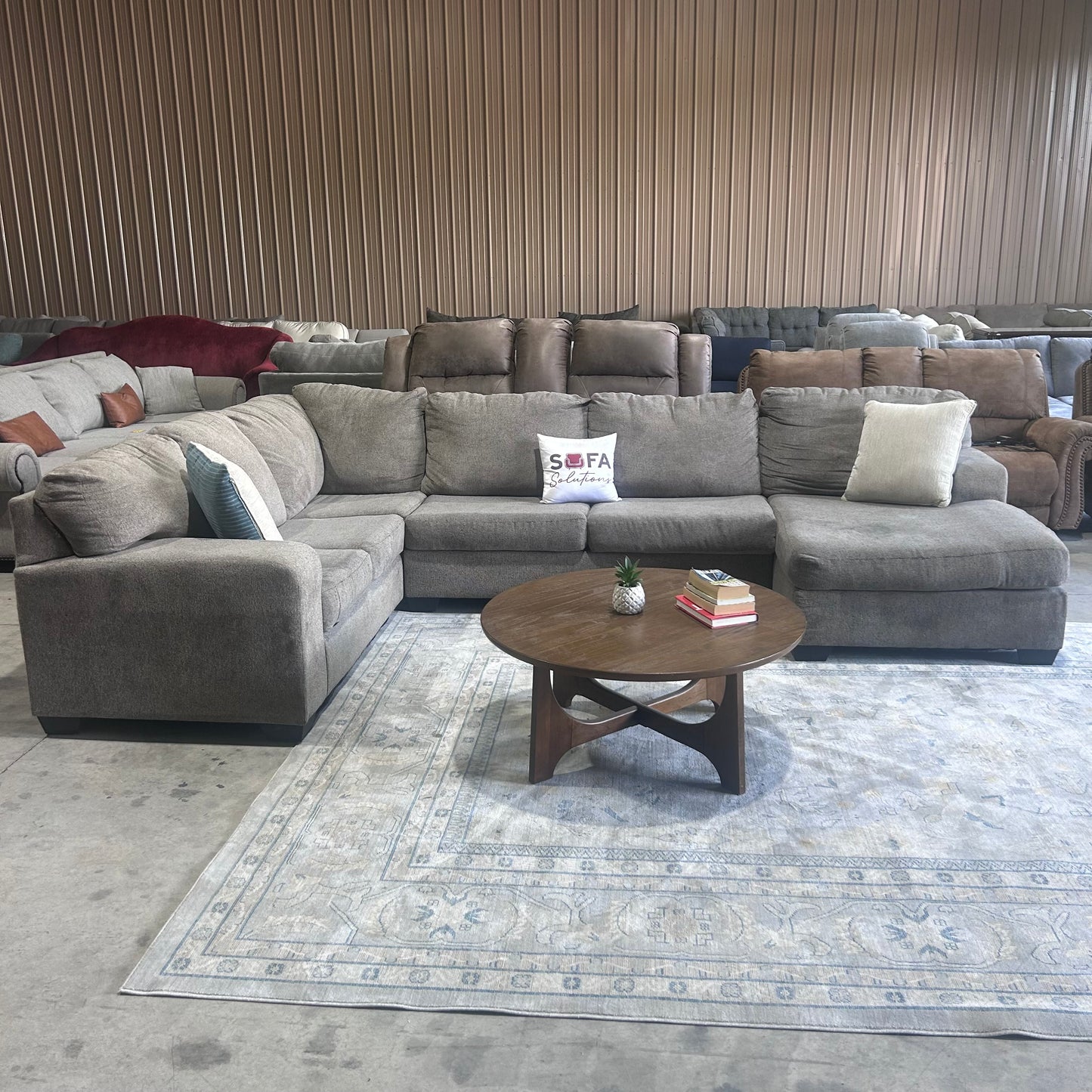 Gray Chaise Sectional