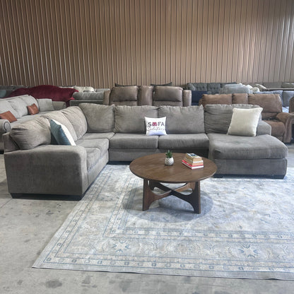 Gray Chaise Sectional