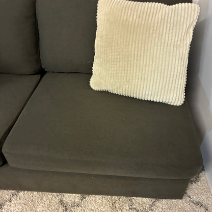 Charcoal Gray L Sectional from American Signature