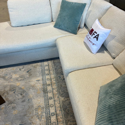 Cream Chaise Sectional