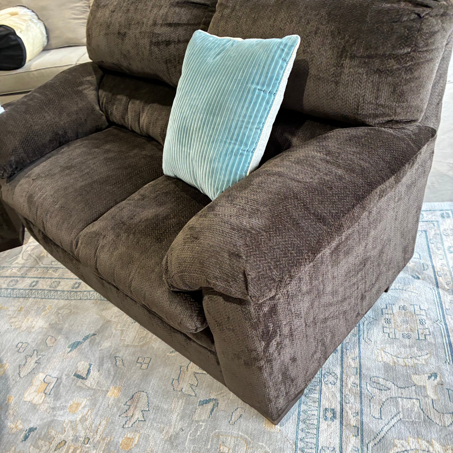 Chocolate Brown Couch Set