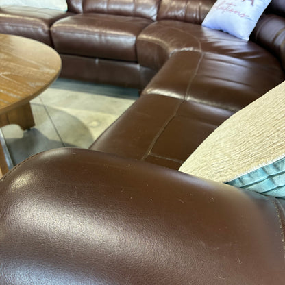 Leather Corner Sectional