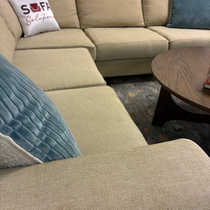 Beige Corner Sectional