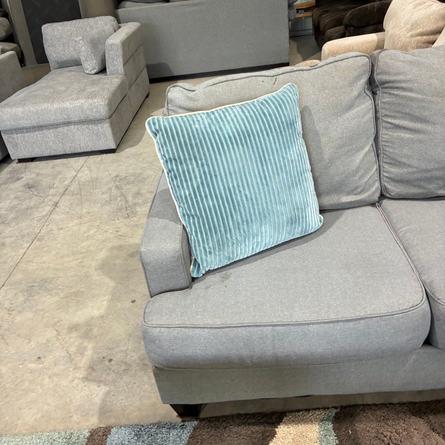 Gray Chaise Sectional