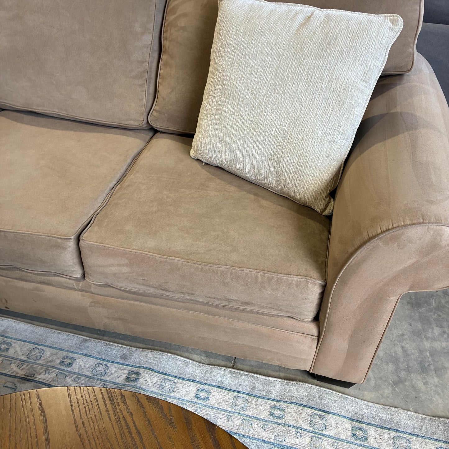 Beige Chaise Sectional