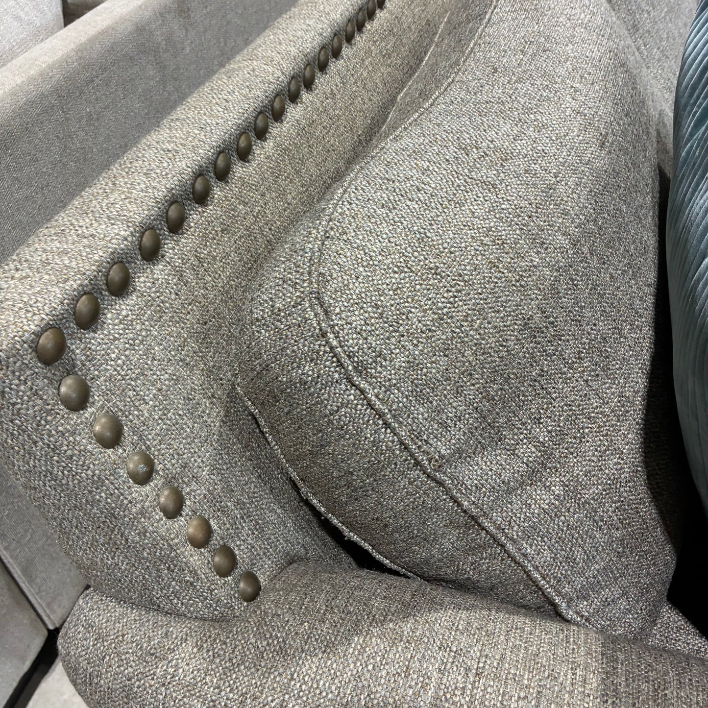 Corner Sectional with Nailhead Trim