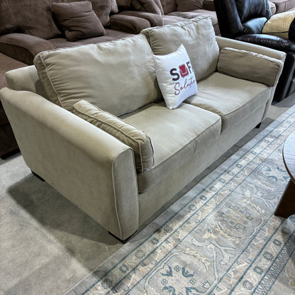 Beige Pullout Sofa