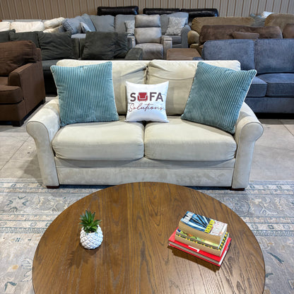 Beige Pullout Sofa