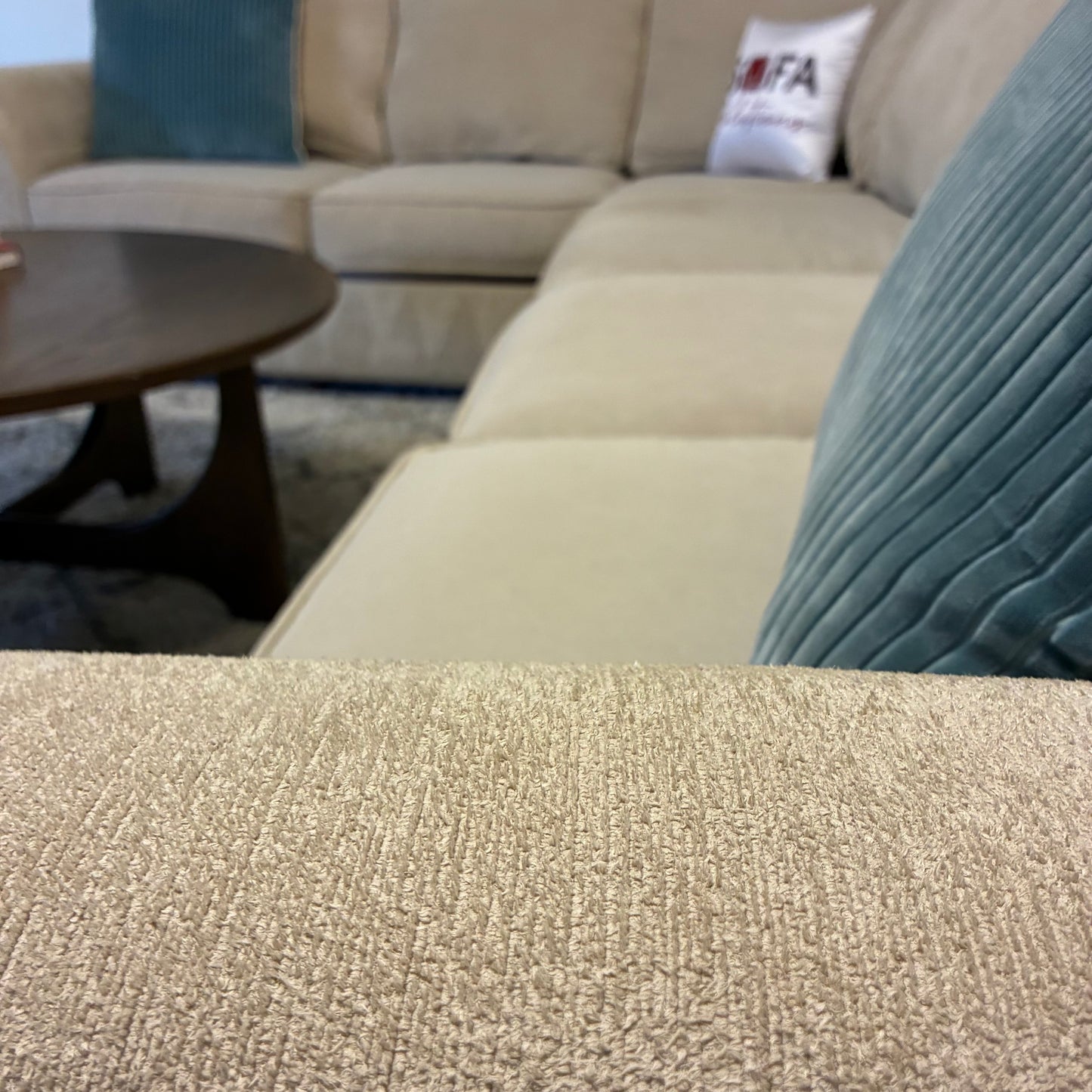 Cream Corner Sectional from Haverty’s