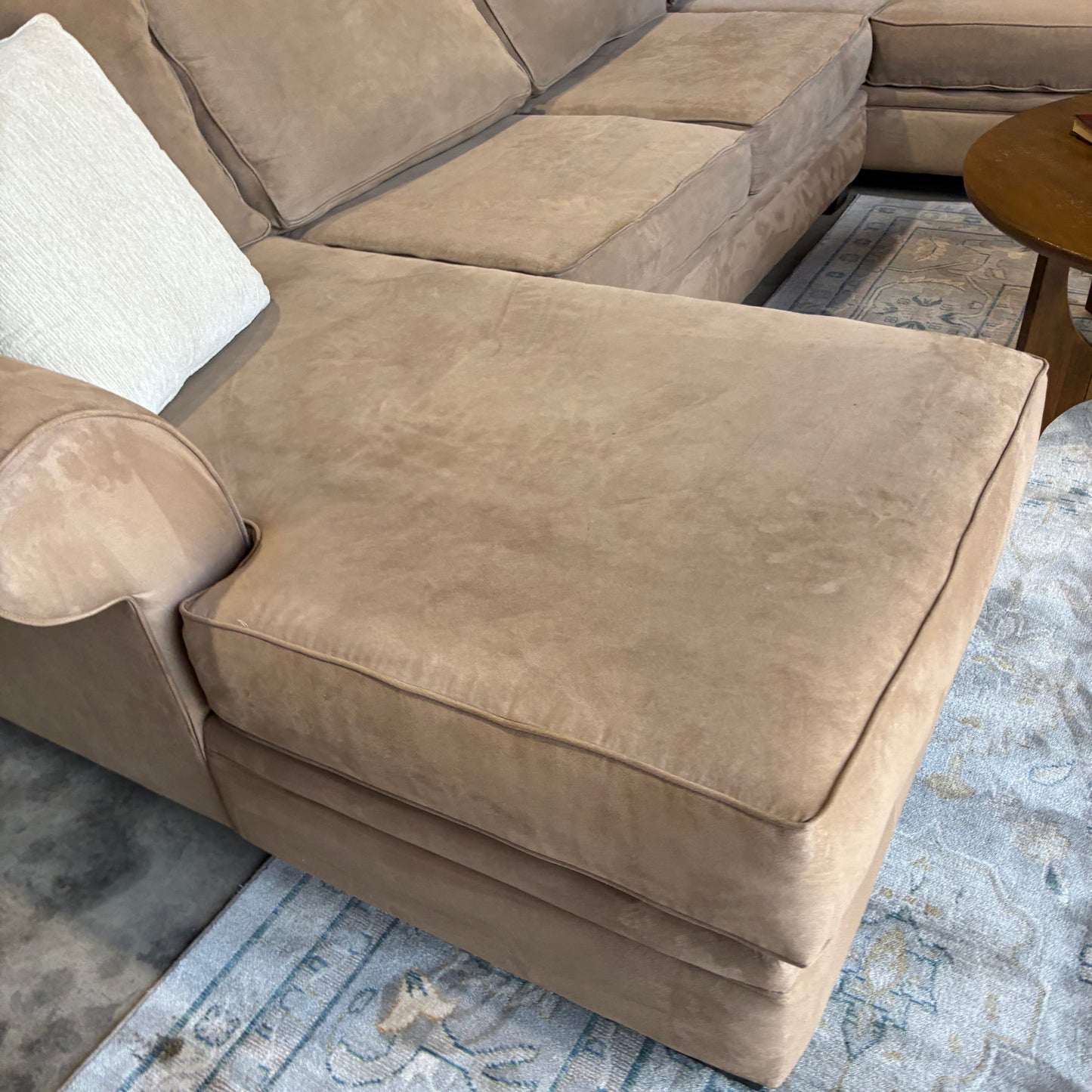 Beige Chaise Sectional