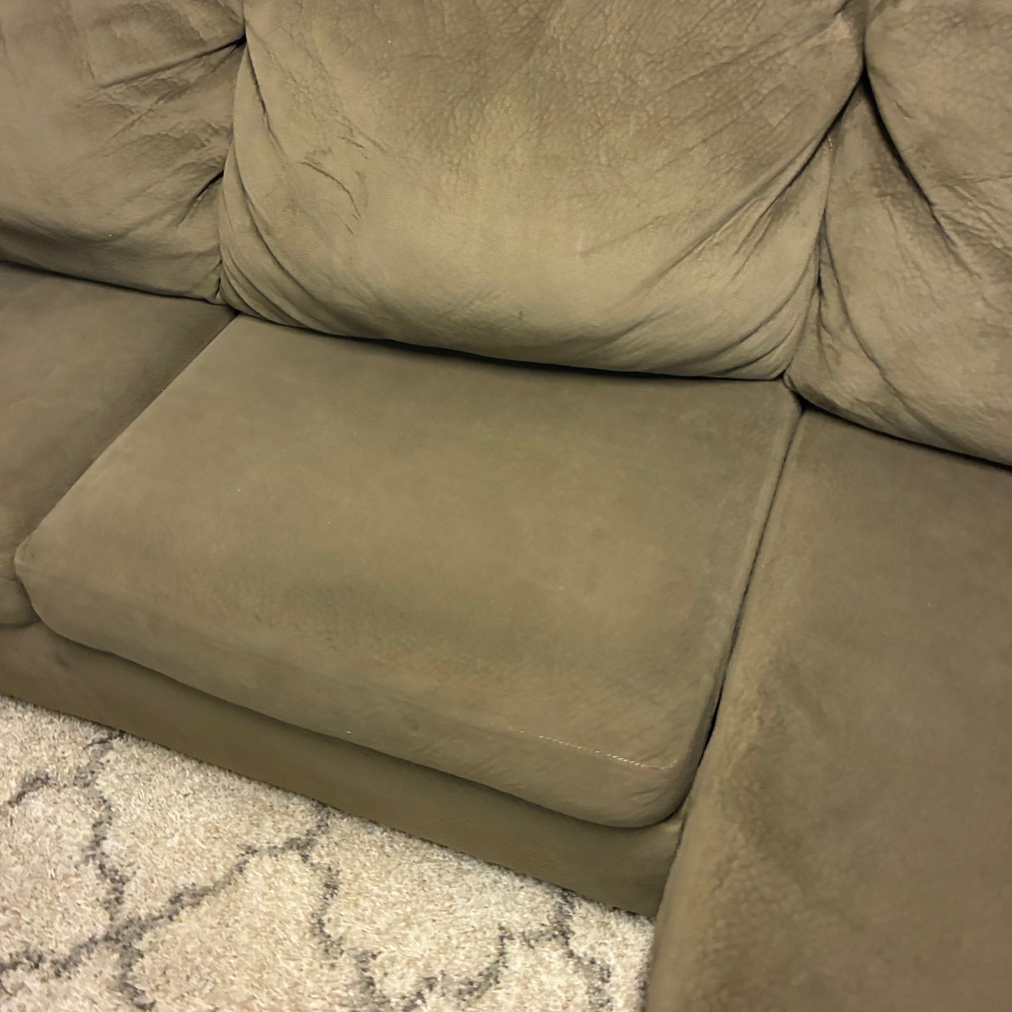 Brown Sectional & Chaise by Ashley