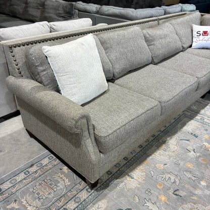 Corner Sectional with Nailhead Trim