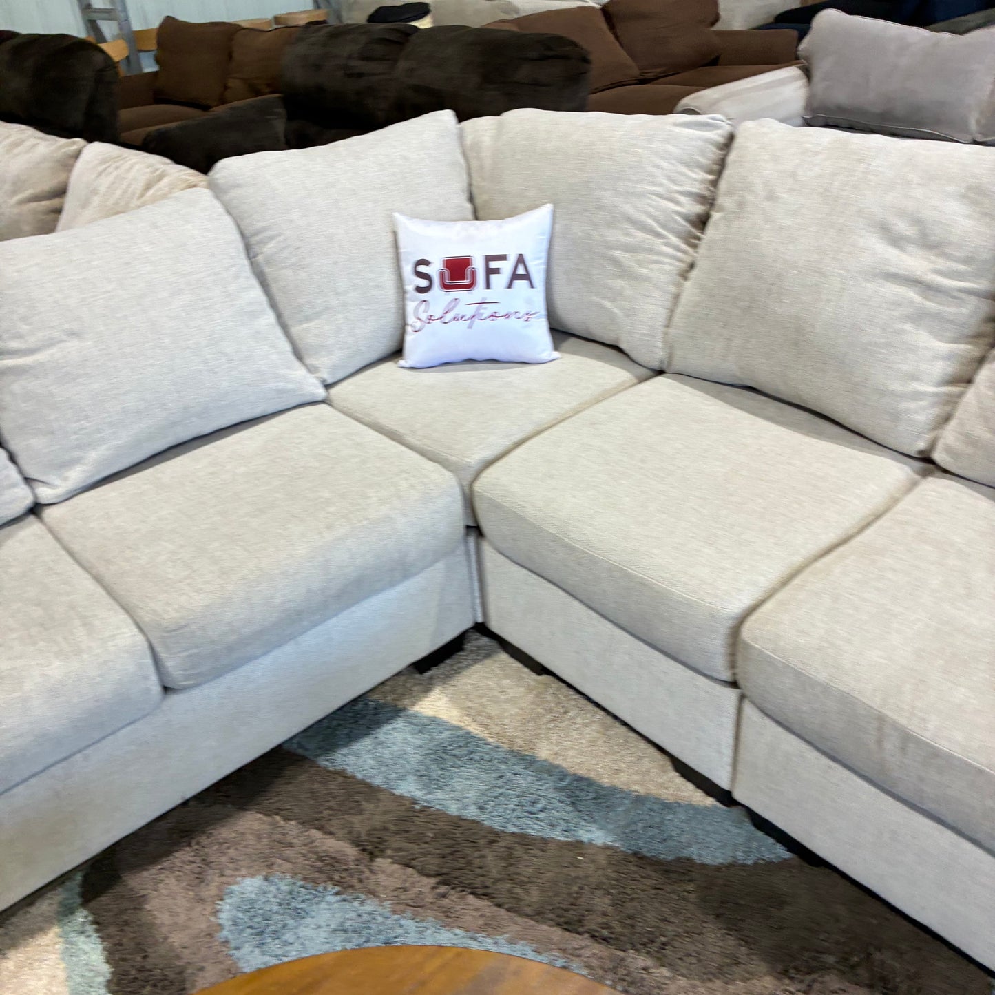 Cream Corner Sectional