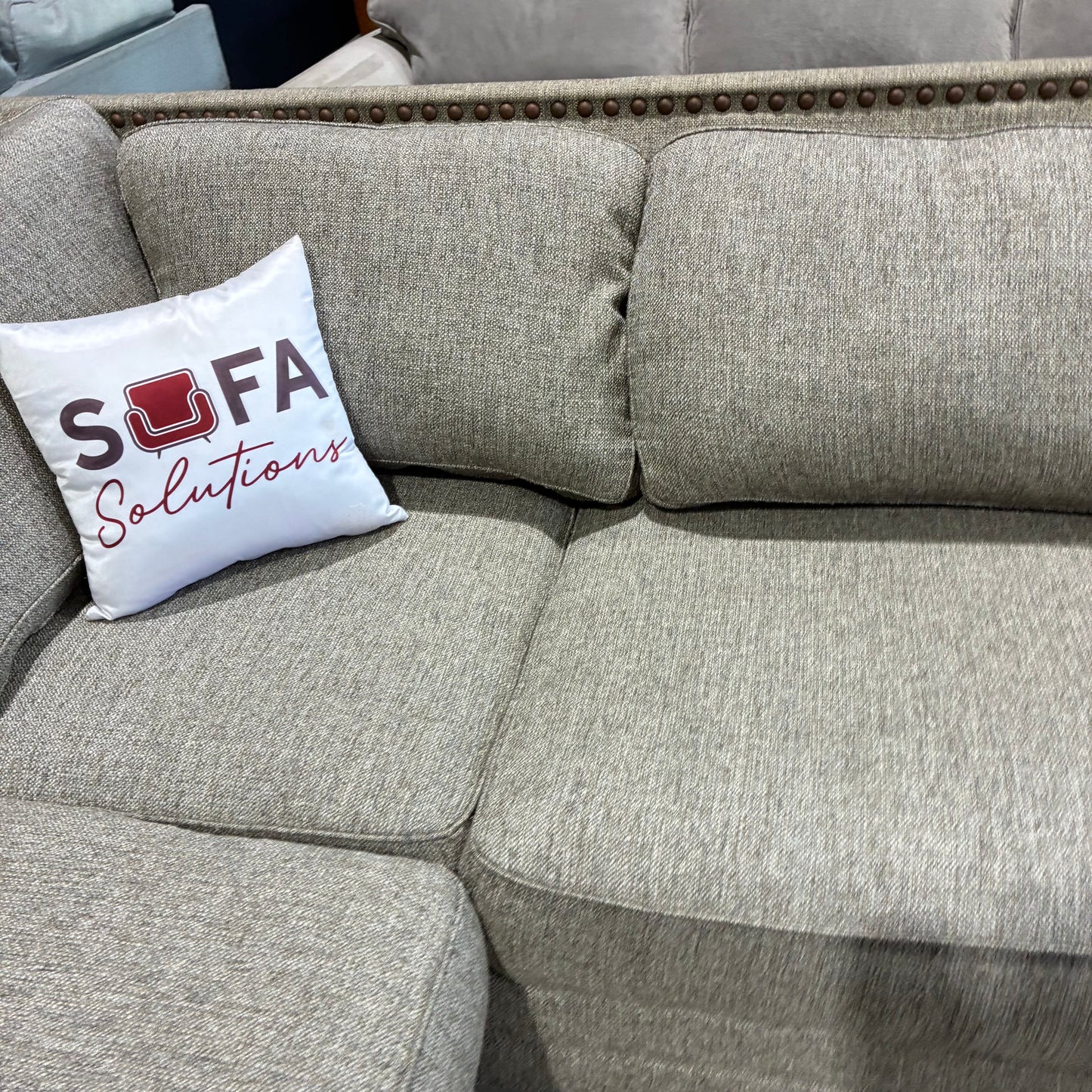 Corner Sectional with Nailhead Trim