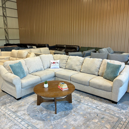 Light Gray Corner Sectional Sofa