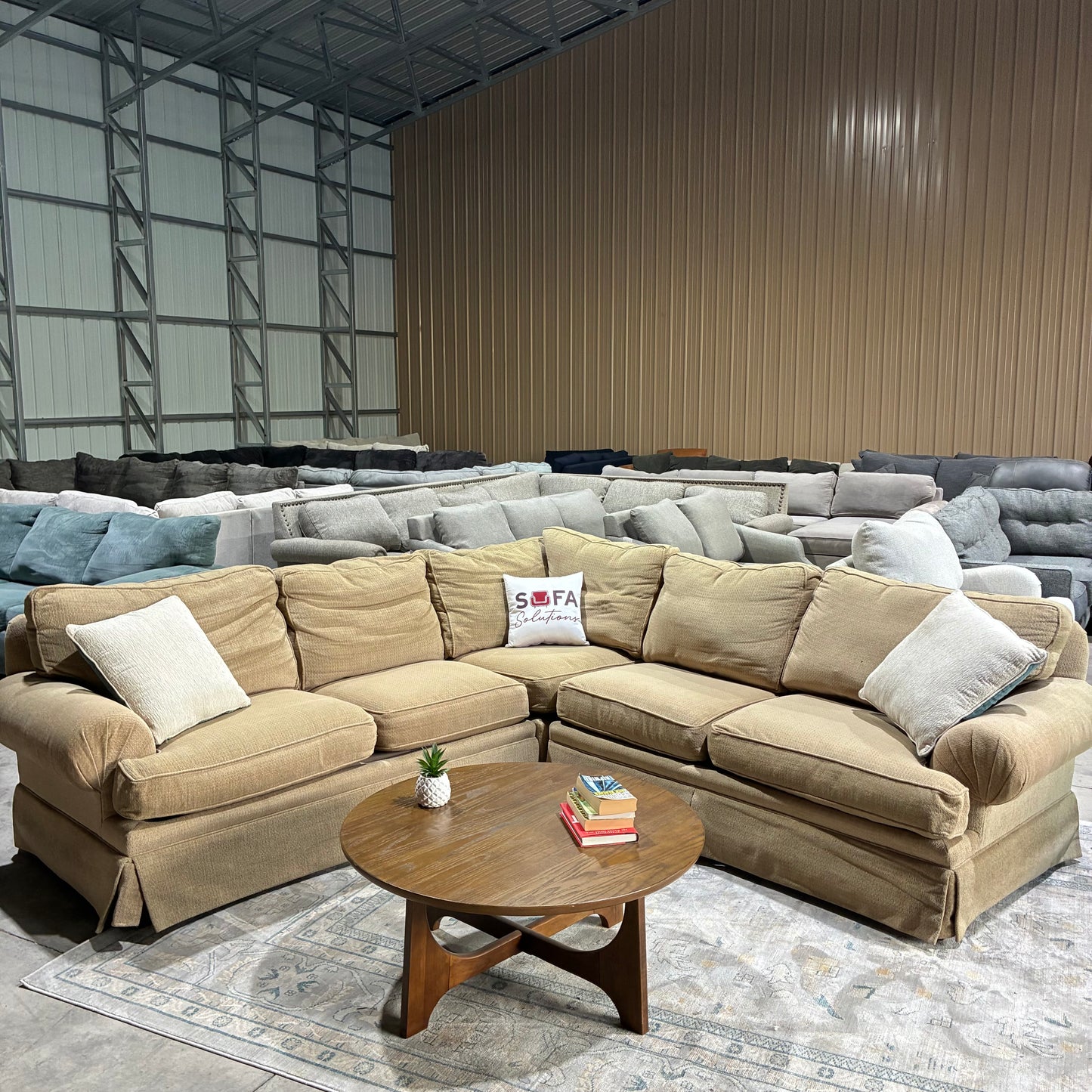 Beige Thomasville Corner Sectional