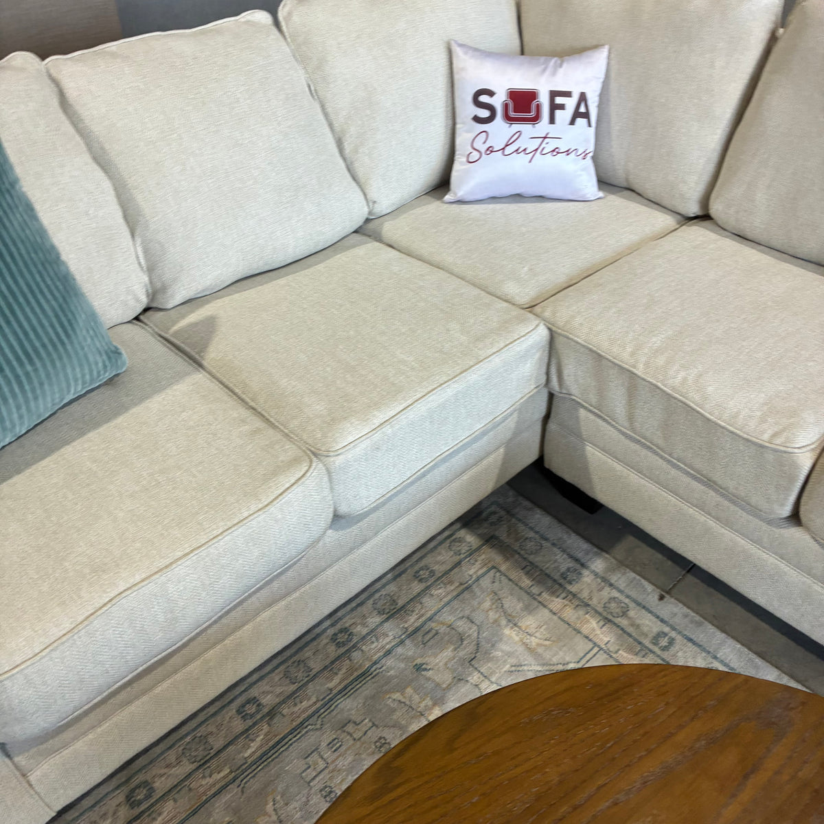 Cream Corner Sectional