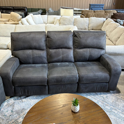 Charcoal Gray Reclining Sofa Set