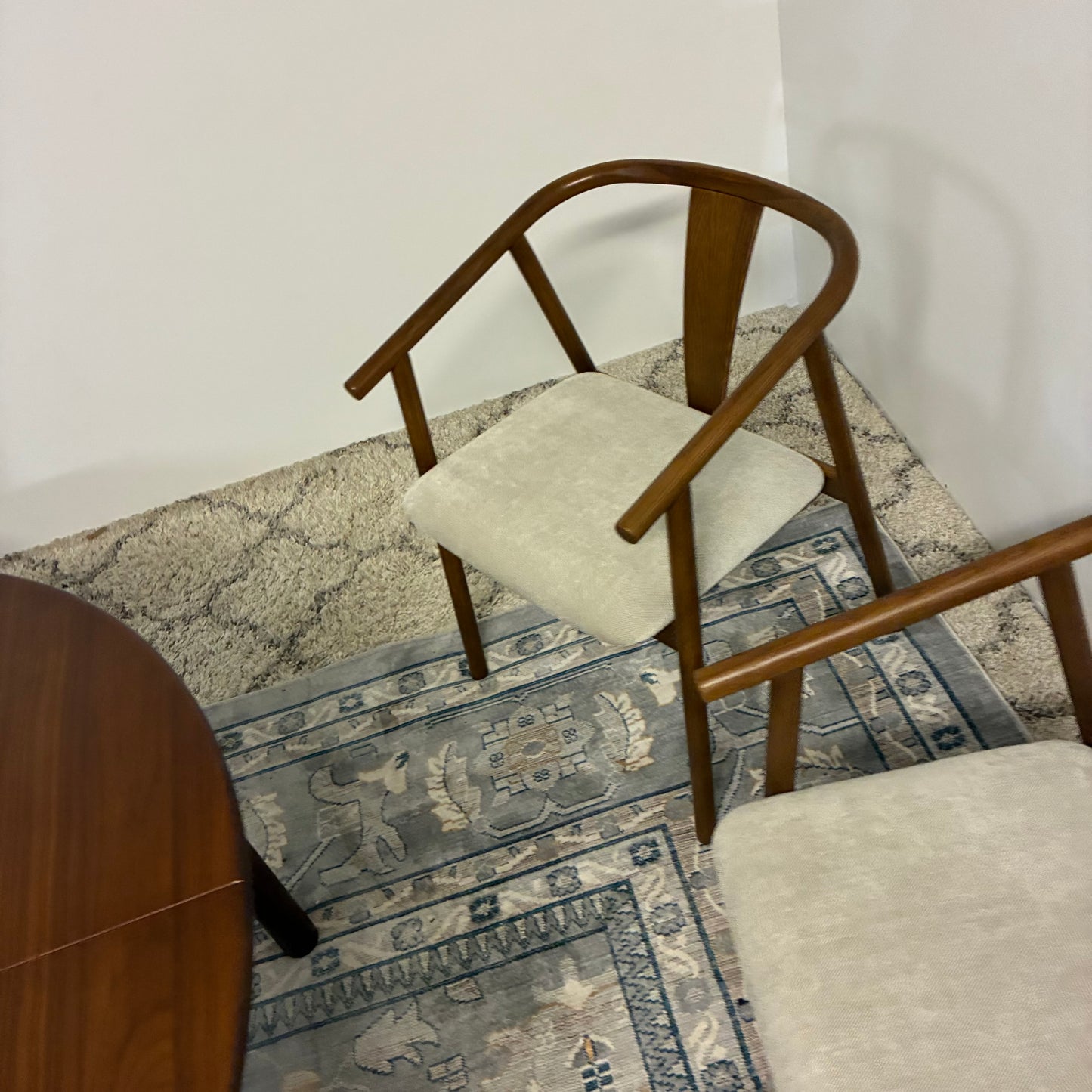 Article Fonra Dining Chairs (2) - Smoked Oak and Santolina Gray