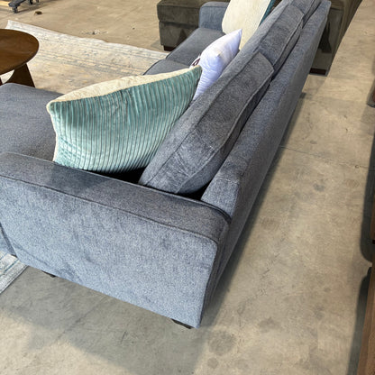 Navy Reversible Chaise Sectional