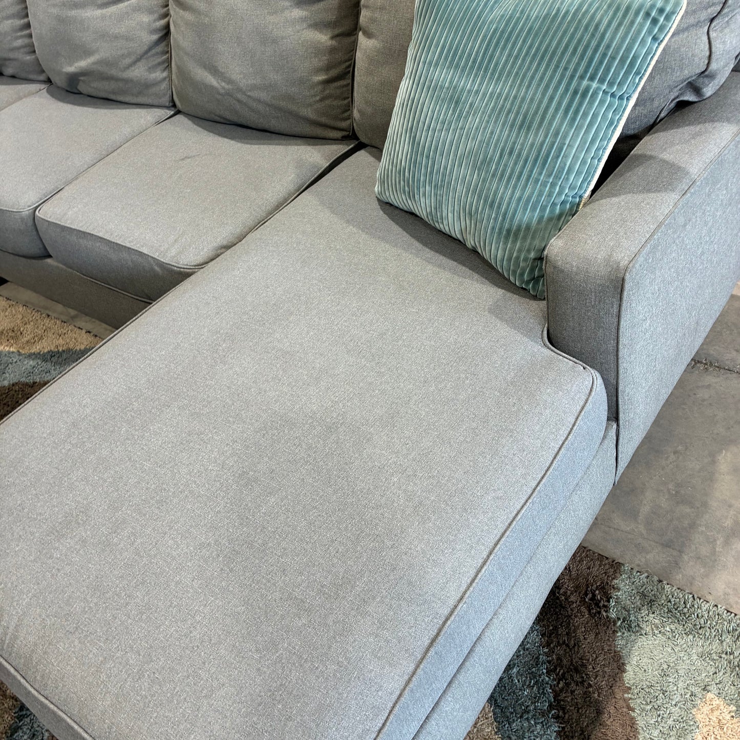 Gray Chaise Sectional