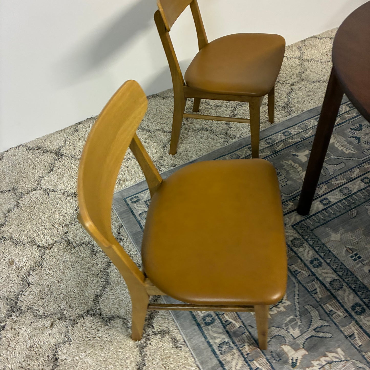Article Ecole Leather Dining Chairs (2)
