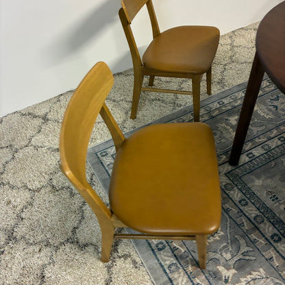 Article Ecole Leather Dining Chairs (2)