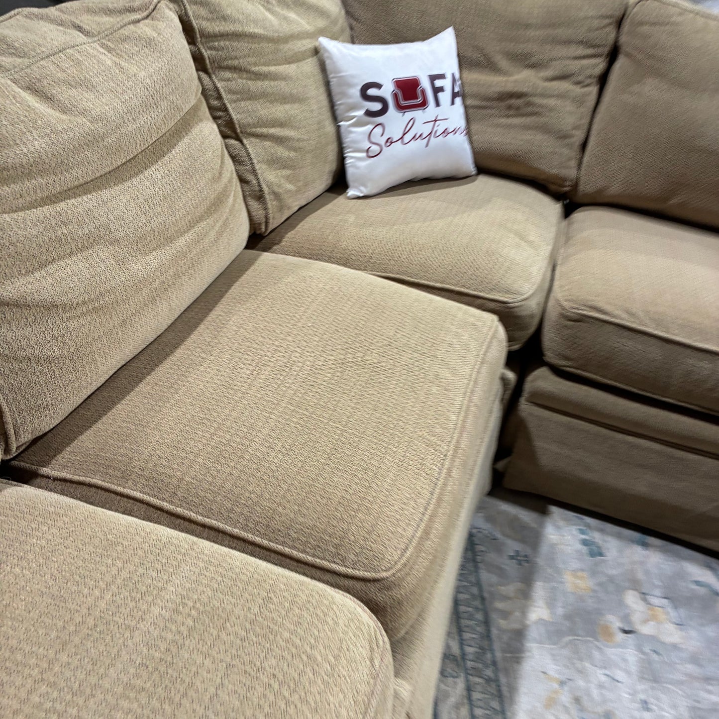Beige Thomasville Corner Sectional