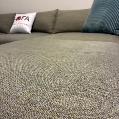 Modern Gray Sectional with Chaise