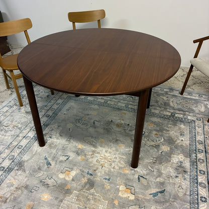 Article Heidi 48”-67.75” Extendable Round Table - Walnut