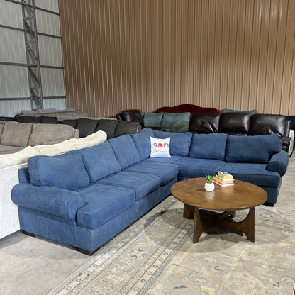 Navy Corner Sectional