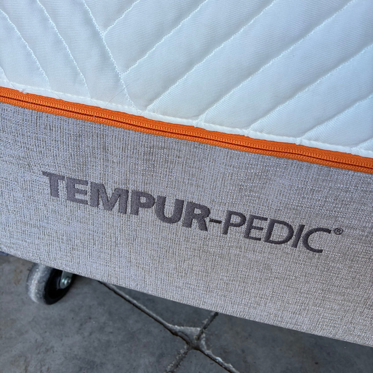 Temper Pedic Mattress & Adjustable Massage Frame