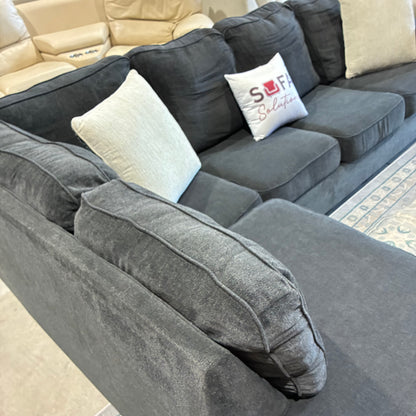 Navy Chaise Sectional