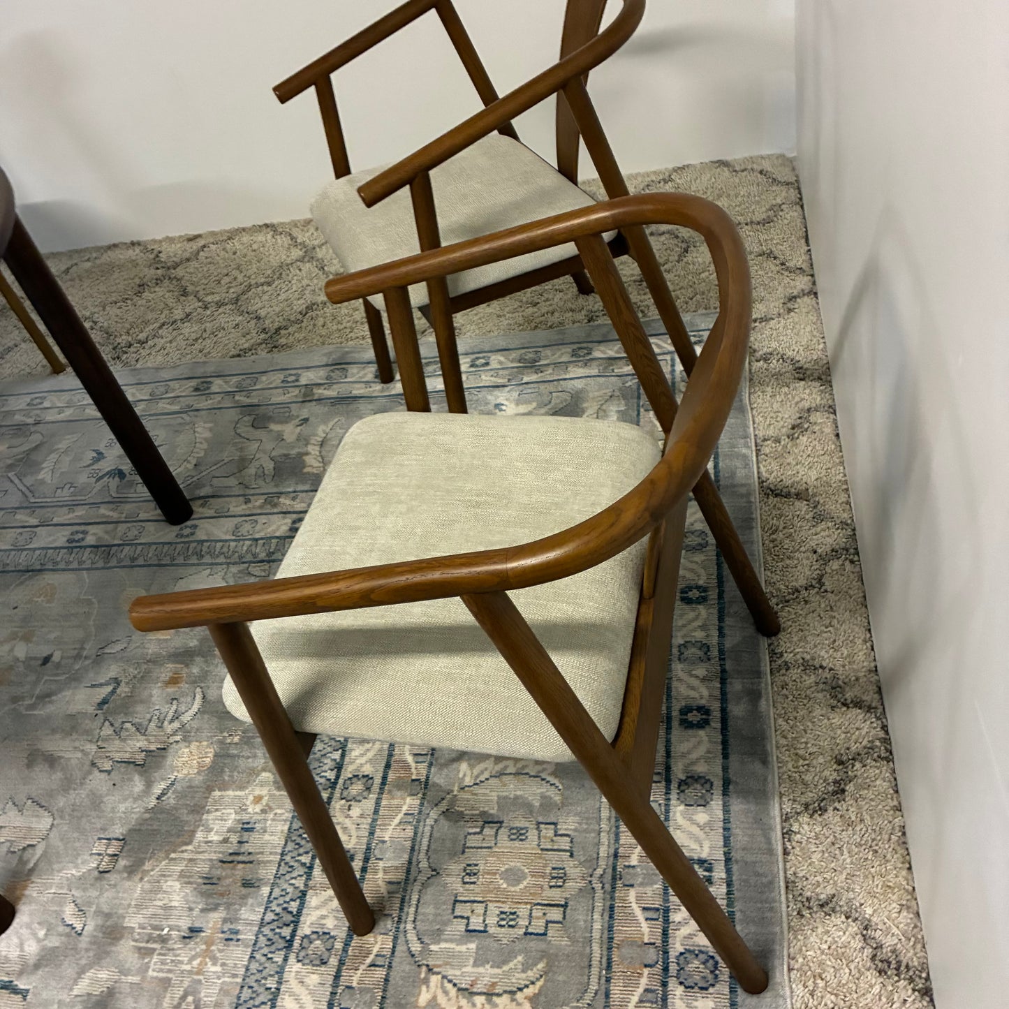 Article Fonra Dining Chairs (2) - Smoked Oak and Santolina Gray