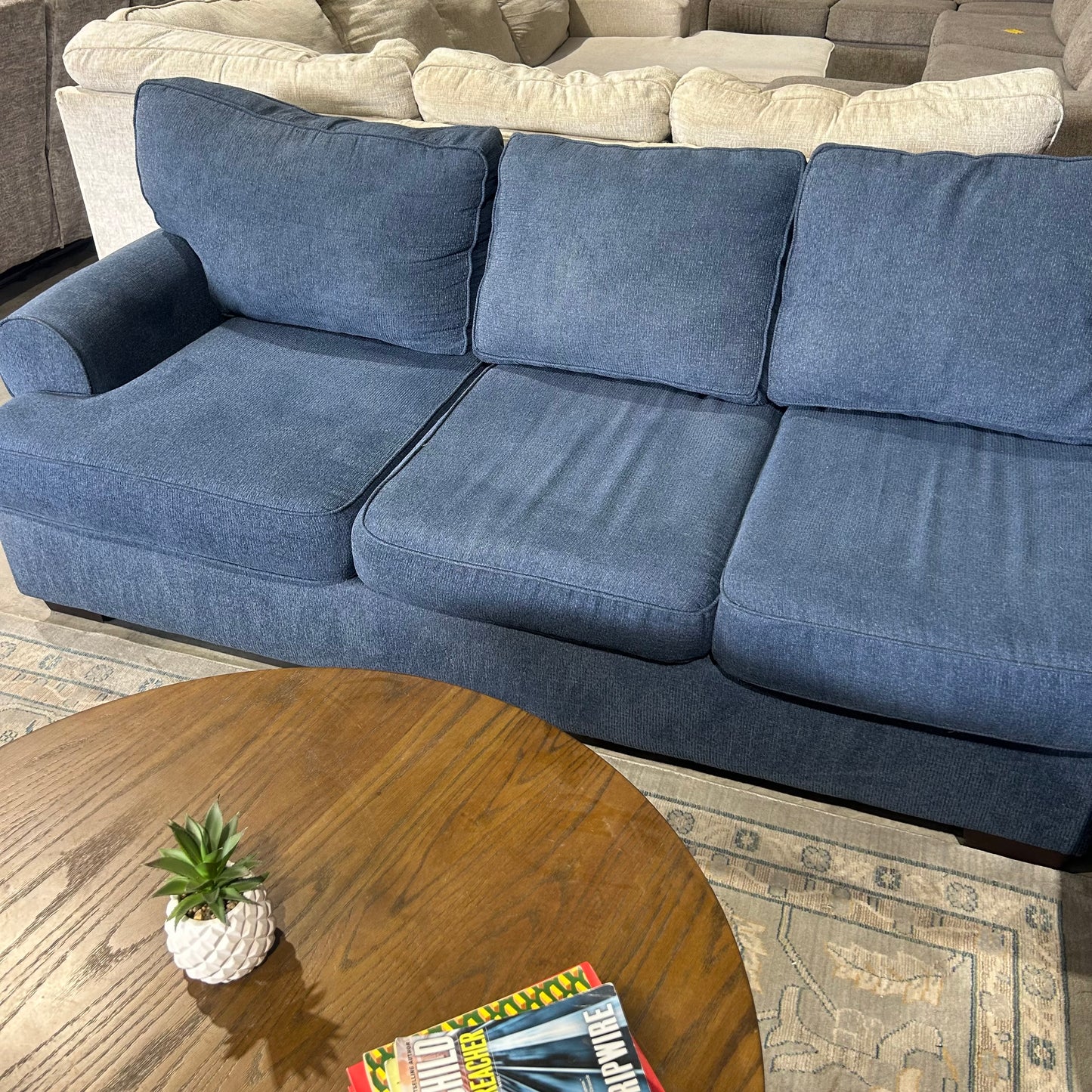 Navy Corner Sectional