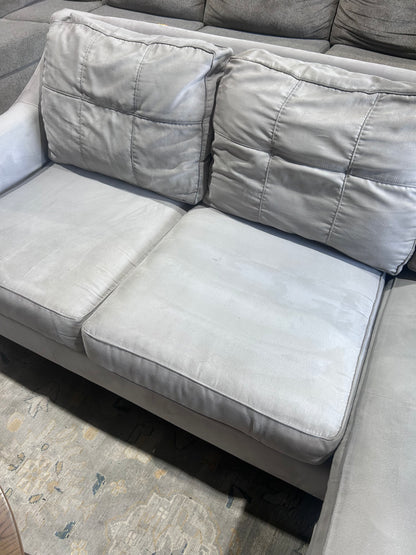 Gray Reversible Chaise Sofa